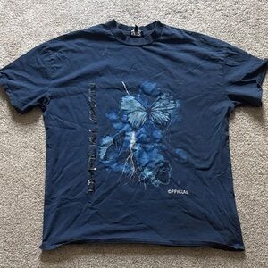 Navy Blue Graphic T-Shirt